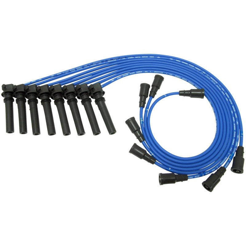 NGK 53020 Spark Plug Wire Set with high-temperature silicone jackets and stainless steel terminals