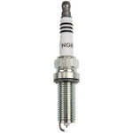 Set of four NGK IX Iridium spark plugs featuring fine-wire iridium tips and trivalent metal plated shells.