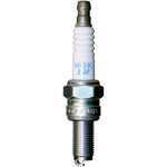Set of four NGK Laser Iridium MR8BI-8 spark plugs with iridium center electrodes and trivalent metal plating.