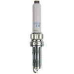 Set of 4 NGK Laser Iridium SILZKGR8B8S spark plugs with iridium center electrodes and trivalent plated threads.