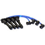 NGK 9160 blue spark plug wire set with black boots for 1990-2000 Mazda Miata