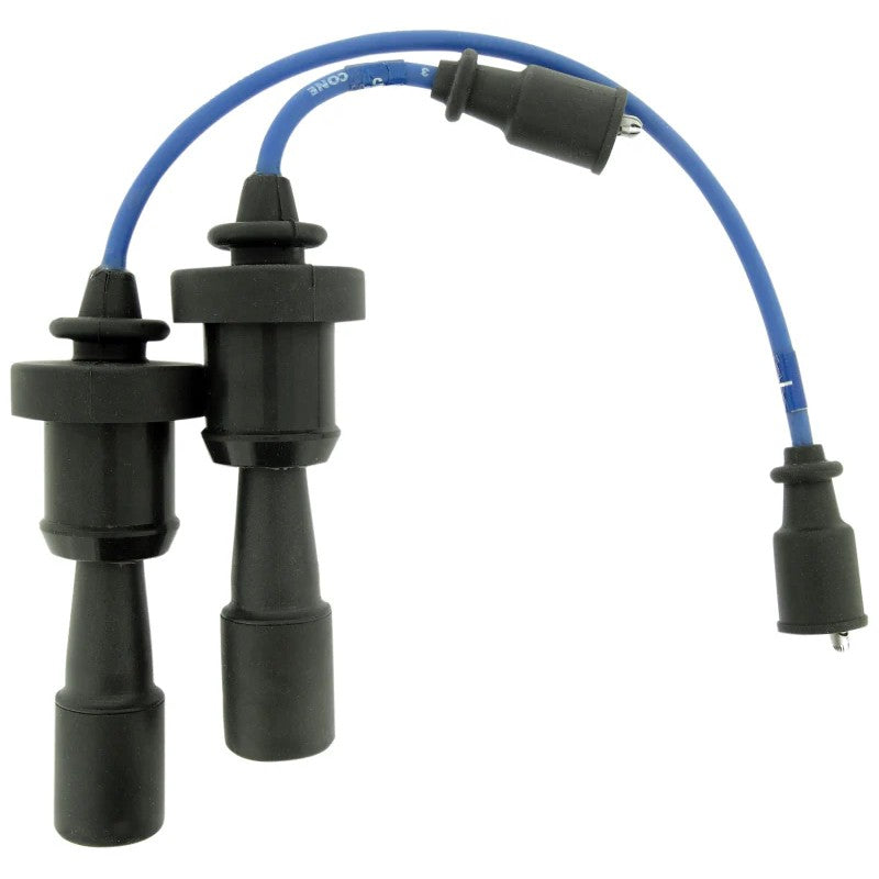 NGK spark plug wire set with protective boots and terminals for 2003-2006 Mitsubishi Lancer Evolution.