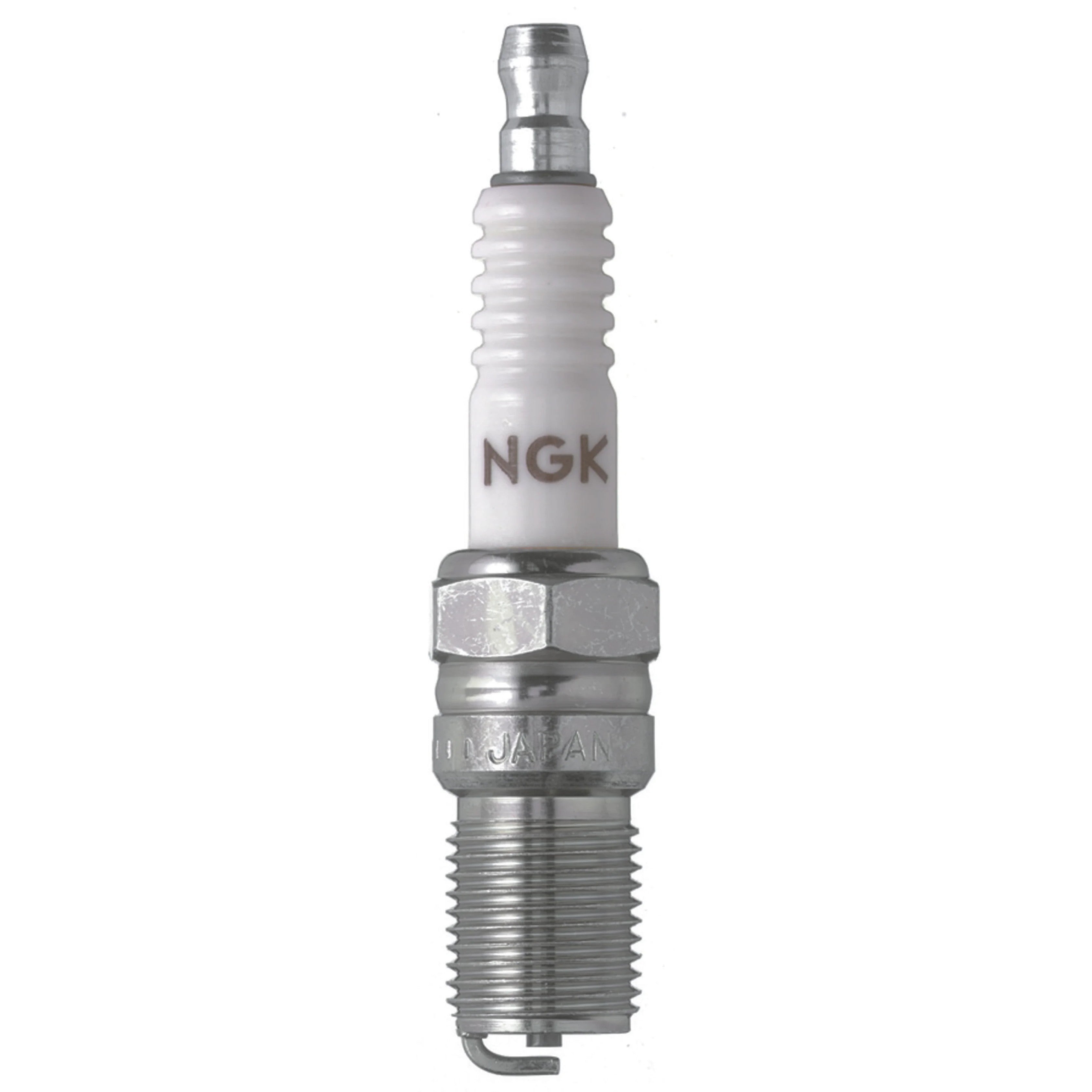 NGK B9EFS Nickel Standard spark plug featuring trivalent metal plating and a copper core.