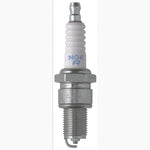 Set of four NGK BPR5ES standard nickel spark plugs with copper core and trivalent metal plating.