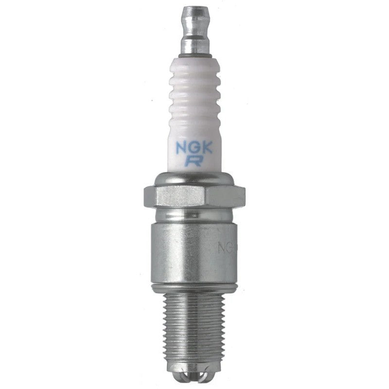 NGK Standard Nickel spark plug BR8EQ-14 with copper core and anti-corrosive trivalent metal plating.