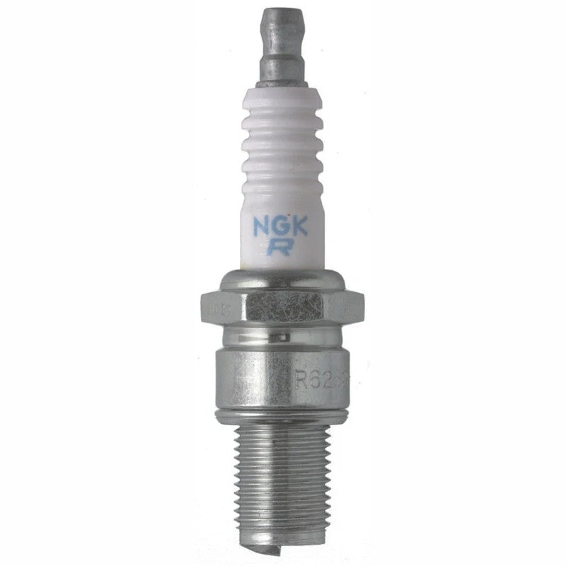 NGK R6252K-105 Racing Spark Plug set of 4 featuring trivalent metal plating and alumina silicate ceramic insulators.