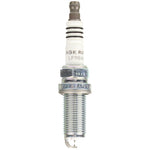 Set of four NGK Ruthenium HX spark plugs (LFR6AHX-S) featuring fine-wire center electrodes and trivalent plating.