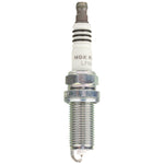 Box of 4 NGK Ruthenium HX LFR6BHX spark plugs showing fine wire center electrodes.