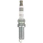 Set of four NGK Ruthenium HX LKAR8BHX spark plugs with fine wire ruthenium and platinum electrodes.