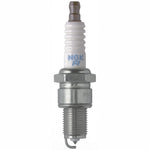 Set of four NGK Laser Platinum BUR7EQP spark plugs for Mazda rotary engines.