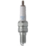 NGK Standard series CR8EH-9 spark plug with copper core and yellow manufacturer packaging, 10-pack box.