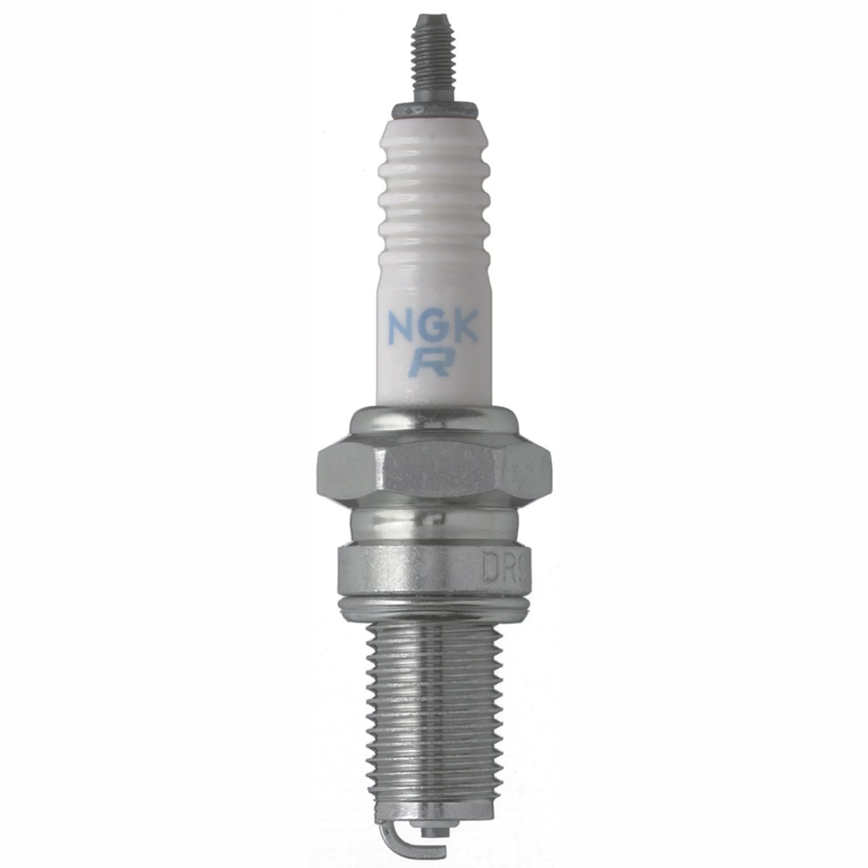 NGK DR7EA Standard Spark Plug with nickel alloy electrode and trivalent metal plated threads.