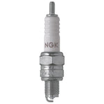 Set of four NGK C7HSA standard spark plugs with white ceramic insulators and nickel-plated shells.