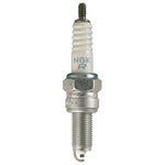 Pack of four NGK Standard spark plugs CPR7EA-9 with white ceramic insulators and trivalent metal plated shells.
