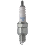 NGK Standard Series CR7HSA-9 spark plug featuring nickel alloy tip and trivalent metal plated threads.