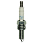 Four NGK Standard MR9F spark plugs featuring nickel alloy tips and white ceramic insulators with corrugated ribs.