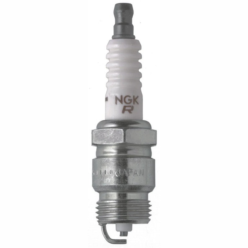 NGK V-Power WR5 Spark Plug featuring a V-cut nickel alloy center electrode and trivalent metal plating.