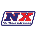 Nitrous Express 10lb Bottle w/Lightning 500 Valve 6AN Nipple (6.89 x 20.19) - Black