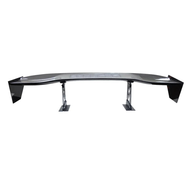 NRG 59-inch universal carbon fiber rear wing with large NRG logo end plates