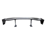 NRG 59-inch universal carbon fiber rear wing with large NRG logo end plates