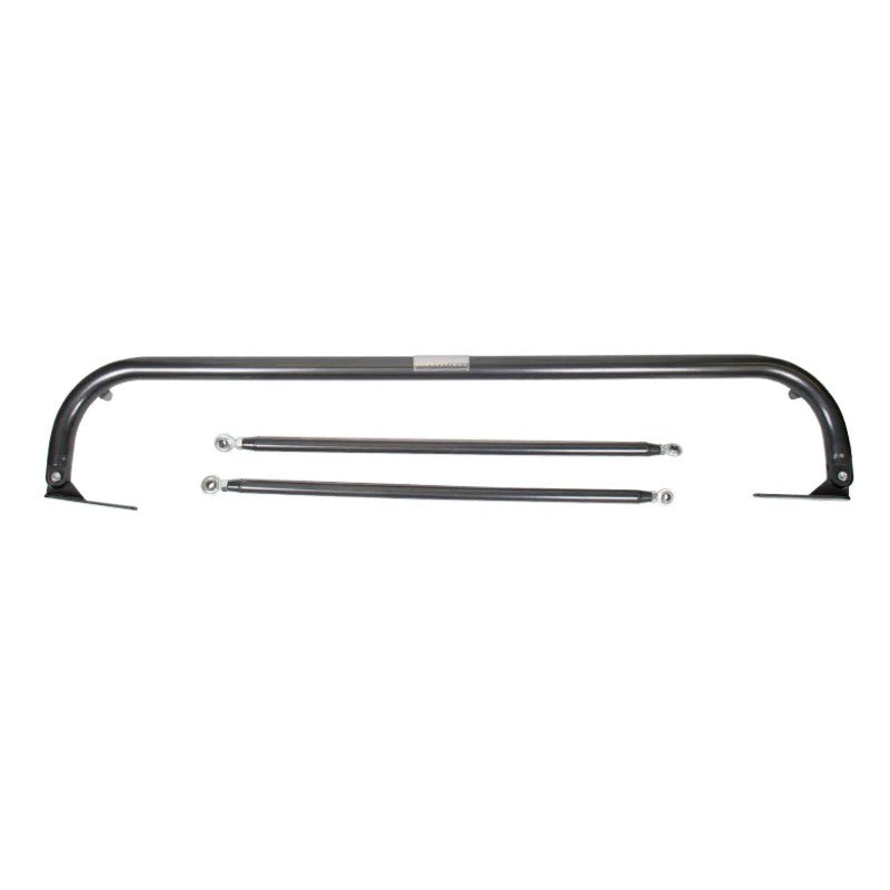NRG Innovations 49-inch steel harness bar with a titanium finish and mounting hardware.