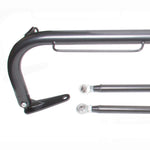 NRG Innovations 51-inch harness bar in titanium finish with chassis mounting brackets