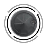 Black NRG Innovations Quick Lock V2 steering wheel hub security device with free spin mechanism and keys
