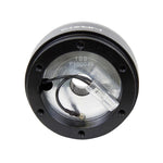 Black NRG SRK-186H short steering wheel hub adapter for 1970-1983 VW MK1