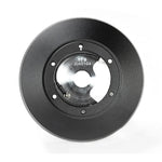 Black NRG Innovations Short Hub adapter SRK-179H with 6-hole mounting pattern for 1990-2004 Ford Mustang