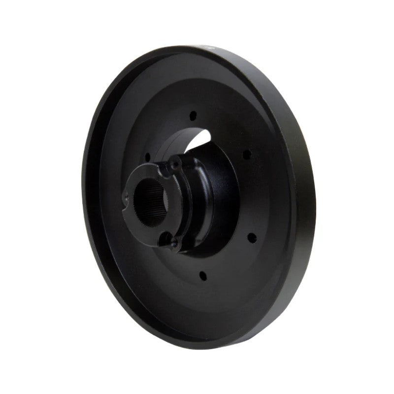 NRG Innovations SRK-E36H black anodized short steering wheel hub adapter for BMW E36.