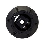 Black NRG Innovation billet aluminum short hub adapter SRK-101H for Mitsubishi Lancer Evolution 7 8 9.
