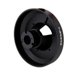 NRG Innovations SRK-102H black anodized aluminum short hub adapter for Mitsubishi Evolution X.