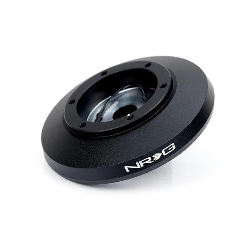 NRG SRK-F56H black aluminum short steering wheel hub adapter for Mini Cooper F56