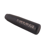 NRG 5-inch tall 1.27 lb heavy weight universal shifter knob with a textured black wrinkle finish.
