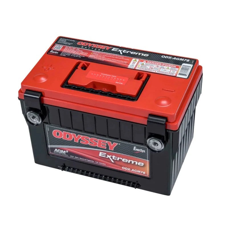Odyssey Extreme Series 78-PC1500 AGM battery with Thin Plate Pure Lead technology and side terminals.