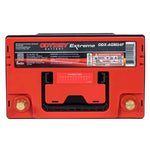 Odyssey Extreme Series NSB-AGM24F AGM battery with high-conductivity brass terminals and durable grey housing.