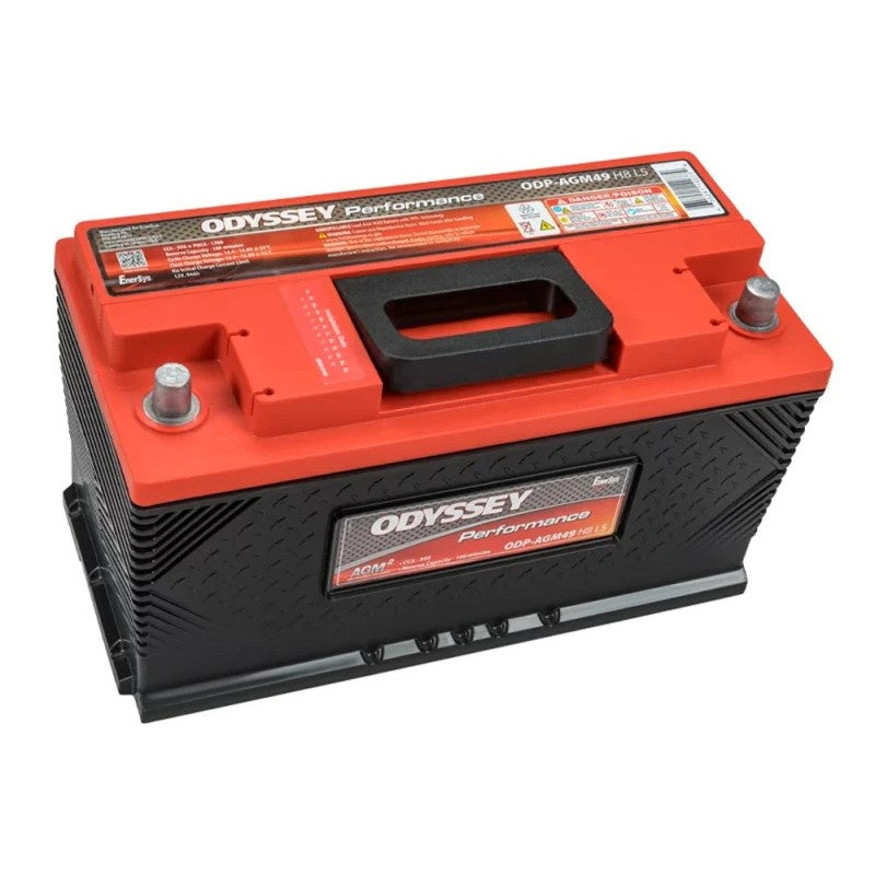 Odyssey Performance Series 49-950 Group 49 AGM battery with Thin Plate Pure Lead construction.
