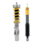 Ohlins Road and Track monotube coilover kit with gold-finished dampers and springs for 2017-2025 Honda Civic Type R.