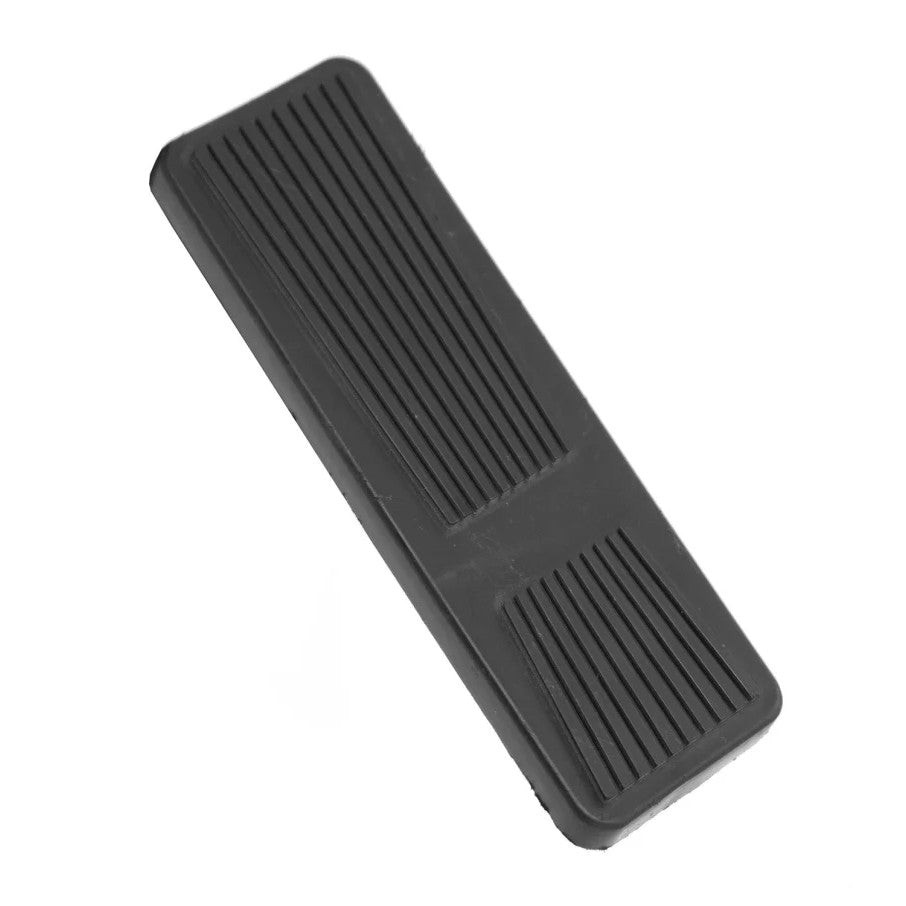 Black rubber OE-style replacement accelerator pedal pad for 1976-2006 Jeep models.