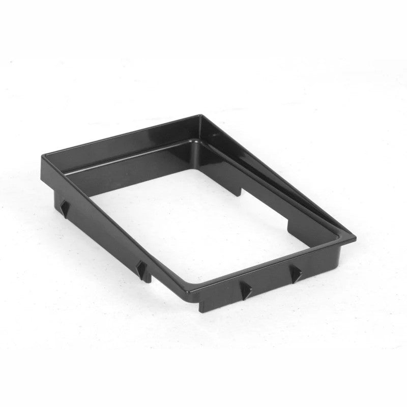 Black plastic manual transmission floor shifter bezel for 1984-1997 Jeep Cherokee and Wrangler