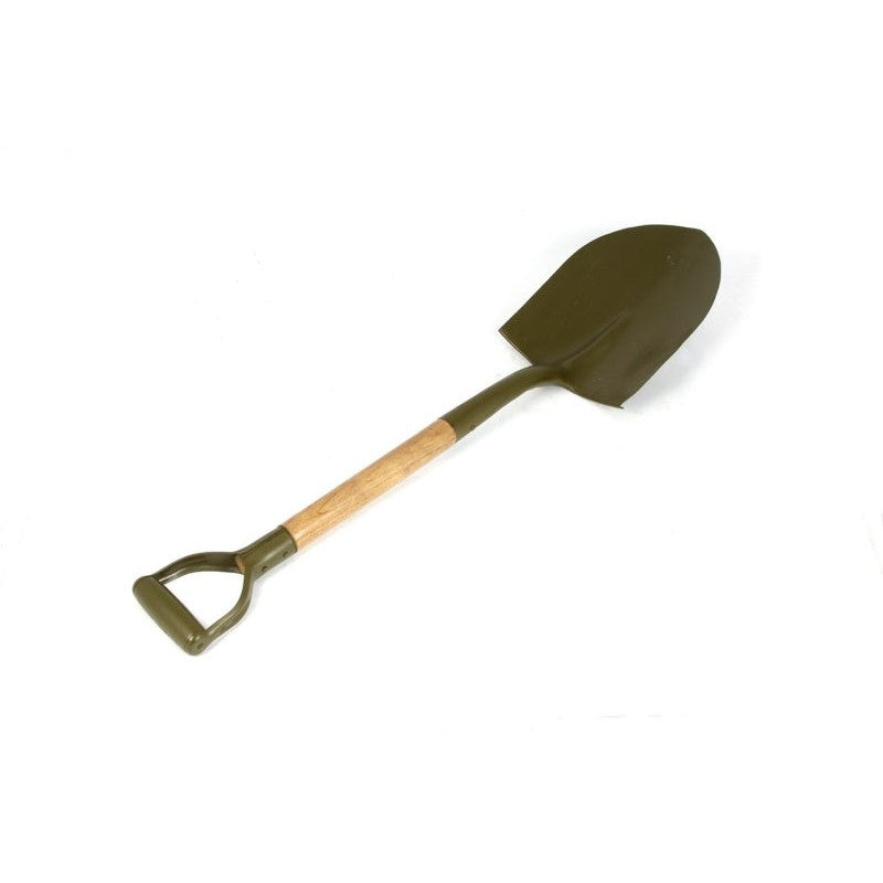 Omix replacement shovel with steel blade and wood handle for 1941-1942 Willys MB