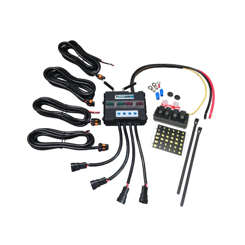 Oracle Trigger 4 Plus wireless accessory controller box with RF remote and waterproof wiring harnesses