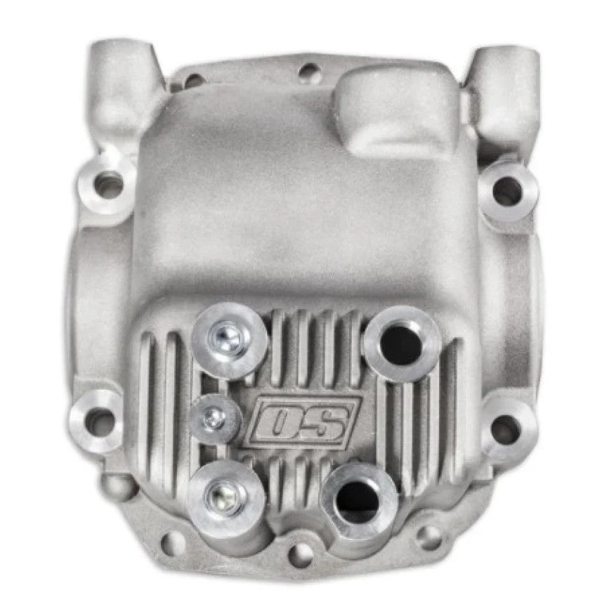 OS Giken high-capacity aluminum rear differential cover for Mazda Miata ND showing cooling fins and mounting holes.