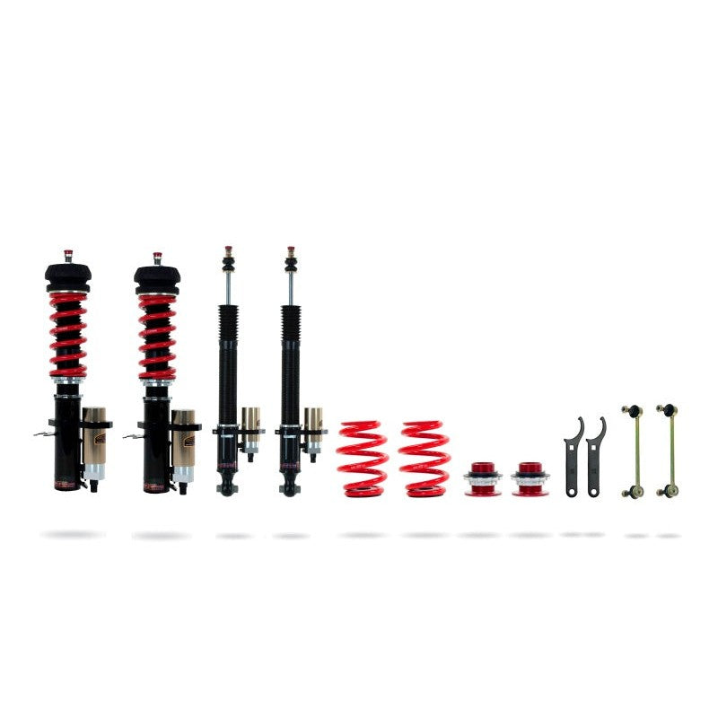 Pedders Extreme Xa remote canister coilover kit for 2004-2006 Pontiac GTO featuring 52mm threaded shock bodies.