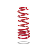 Pedders red heavy-duty rear lowering coil spring for Pontiac G8 and Chevrolet SS suspension