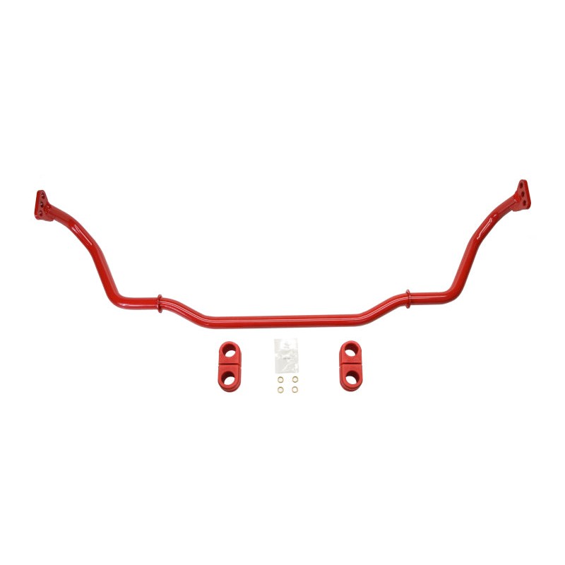 Pedders 27mm solid steel 3-point adjustable front sway bar for 2010-2015 Chevrolet Camaro.
