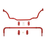 Pedders front and rear sway bar kit featuring a 27mm front bar and 32mm rear bar for 2010-2015 Chevrolet Camaro.