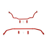 Pedders front and rear sway bar kit for Chevrolet Camaro with 27mm adjustable front and 32mm tubular rear bars.