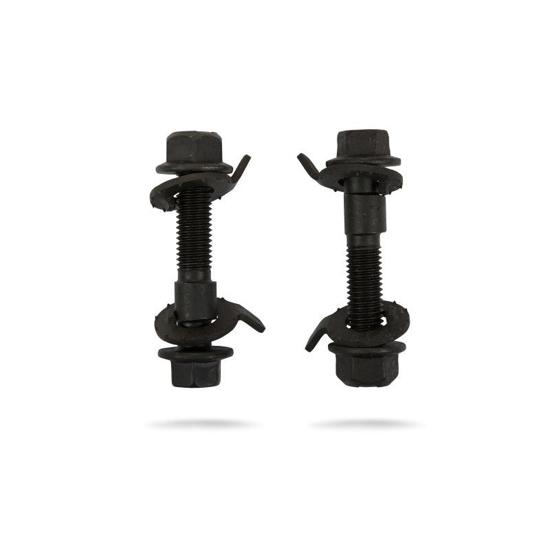 Pedders PED-458016 16mm camber adjustment pins for 2015-2018 Ford Mustang, sold as a pair.