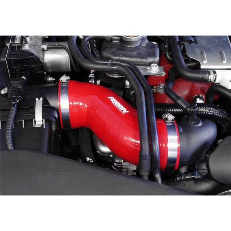 Red PERRIN AFTA-MAF silicone intake hose for 2002-2005 Subaru Impreza WRX